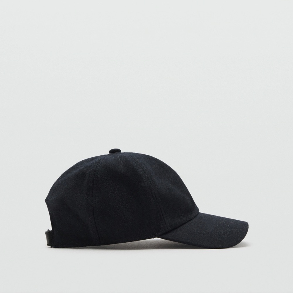 MANGO Wool + Cotton Blend Cap